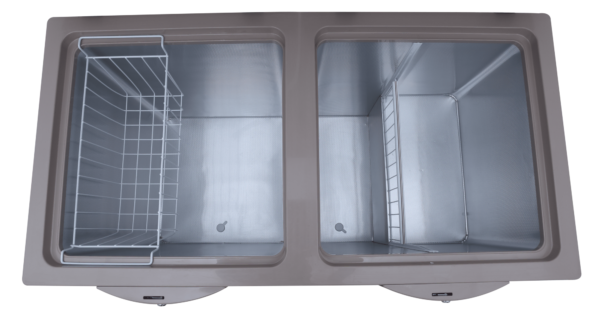 91997 Signature LVS Champagne Twin Door Freezer